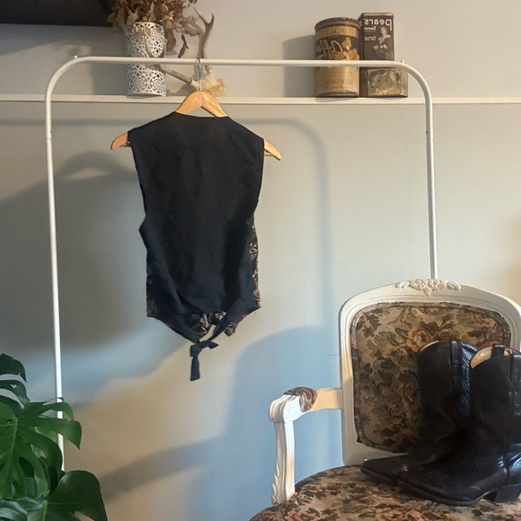 90s Christmas Vest Embroidered M - Picture 3 of 4